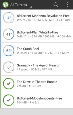 µTorrent android App screenshot 9