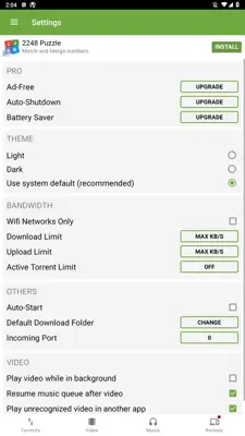 µTorrent android App screenshot 2