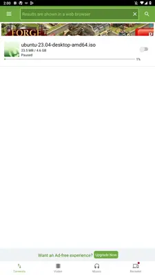 µTorrent android App screenshot 3